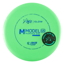 Ielādējiet attēlu galerijas skatītājā, ACE LINE M MODEL US BASEGRIP GLOW PLASTIC Disc golf disc
