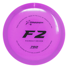 Load image into Gallery viewer, PRODIGY F2 750 PLASTIC Disc golf disc
