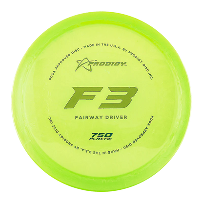 PRODIGY F3 750 PLASTIC Disc golf disc