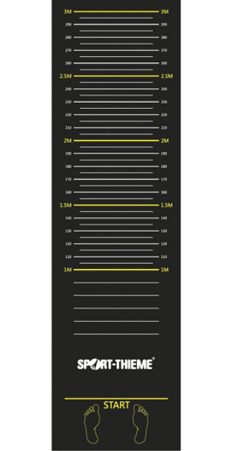 Long jump coordination mat