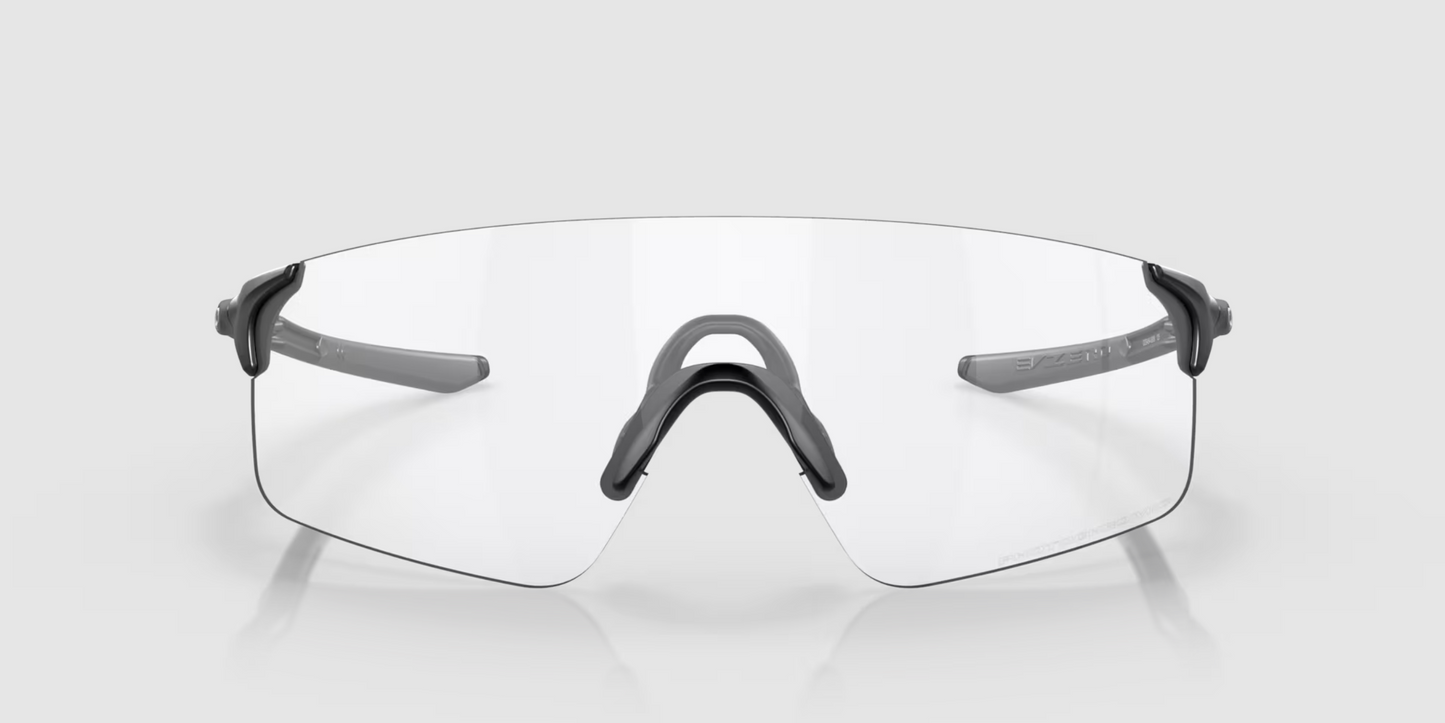 Oakley Evzero blades Matte black Clear to black iridium photochromic sunglasses