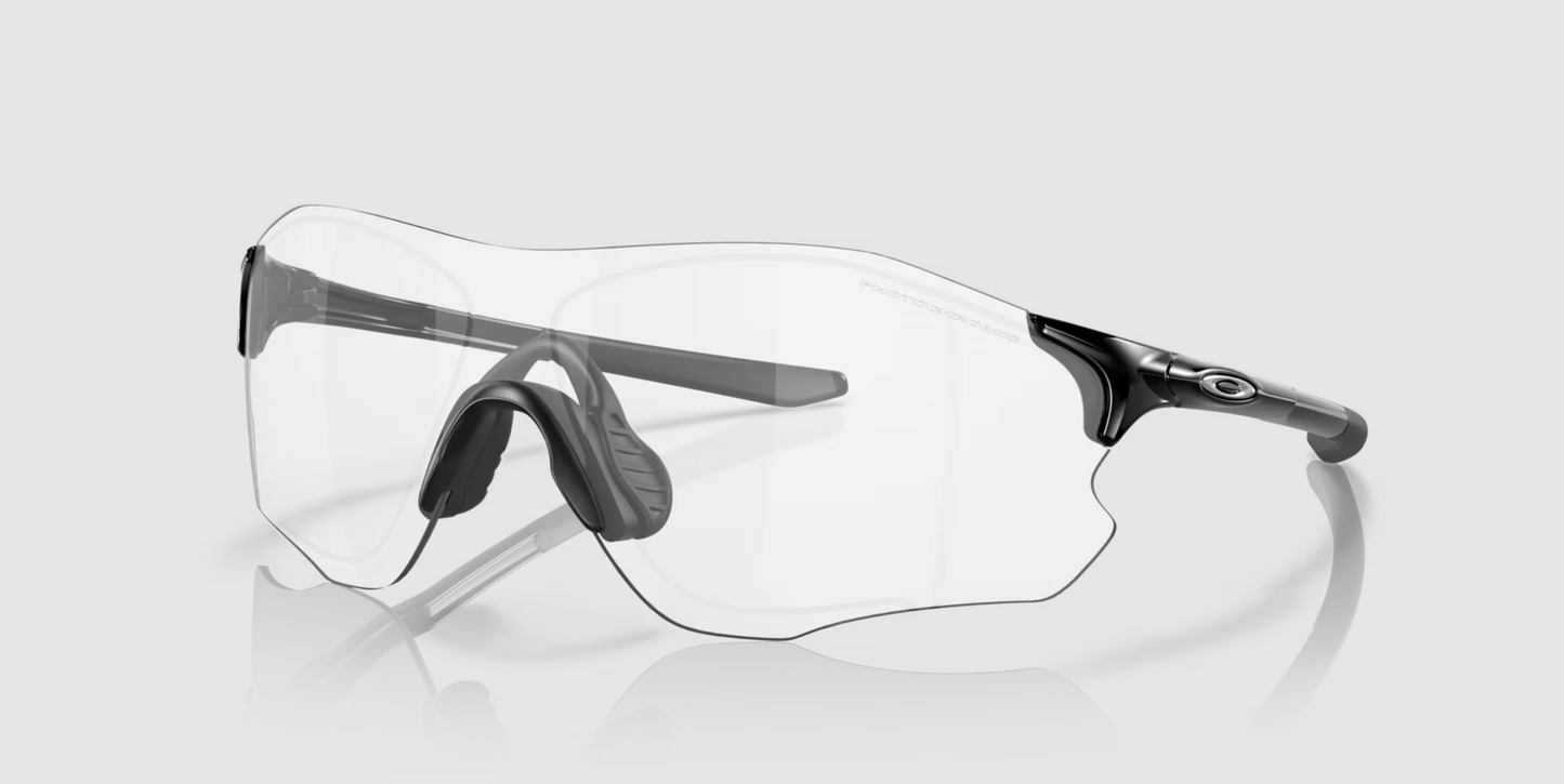 Солнцезащитные очки Oakley Evzero path Полированный черный Прозрачный до черного иридия фотохромные