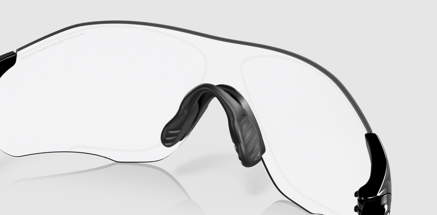 Солнцезащитные очки Oakley Evzero path Полированный черный Прозрачный до черного иридия фотохромные