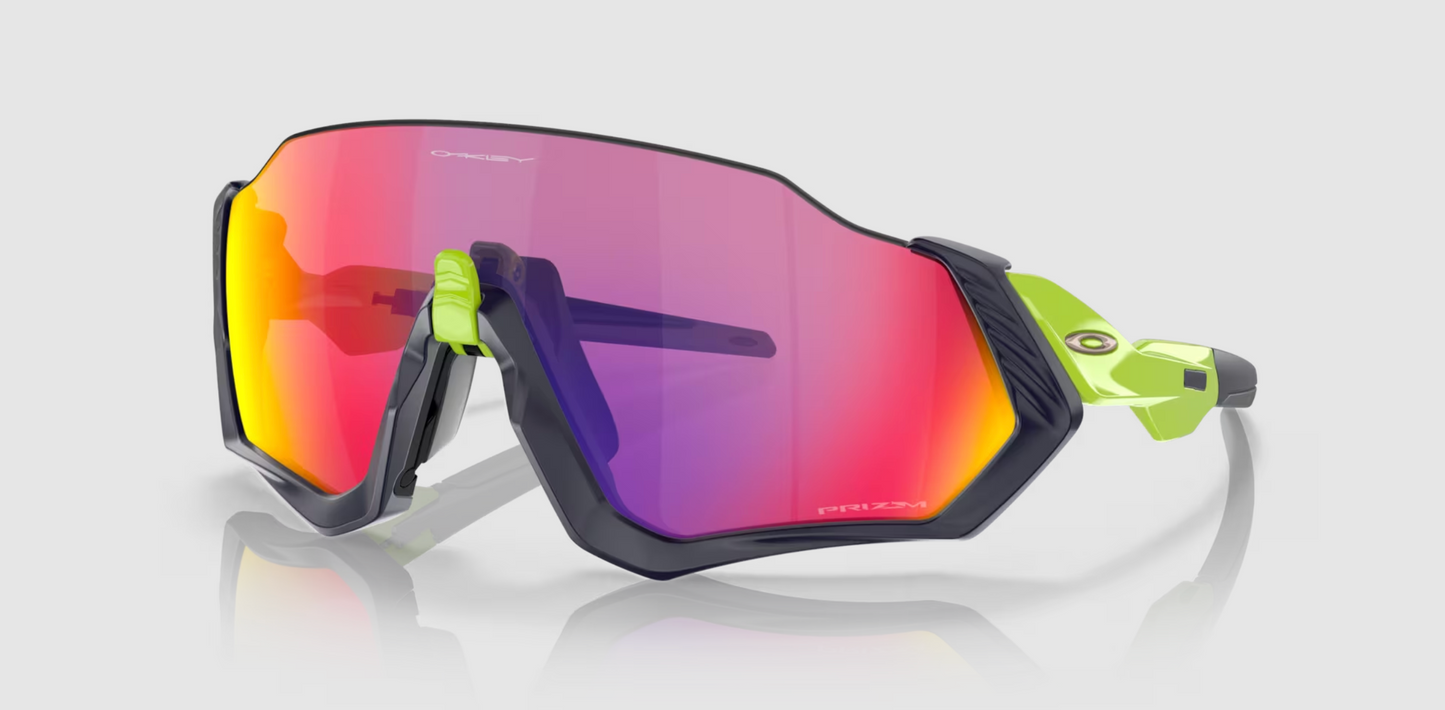 Oakley Flight jacket  Matte navy Prizm road saulesbrilles