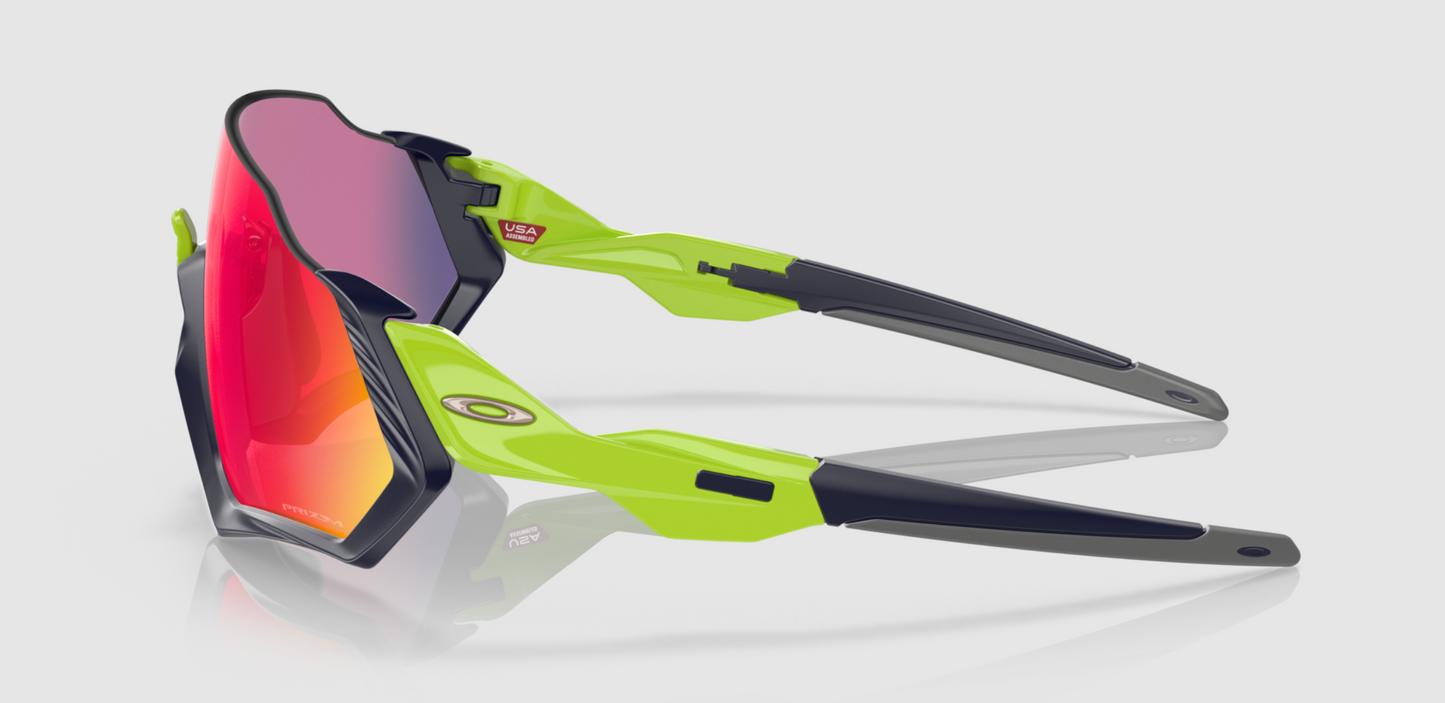 Oakley Flight jacket  Matte navy Prizm road saulesbrilles