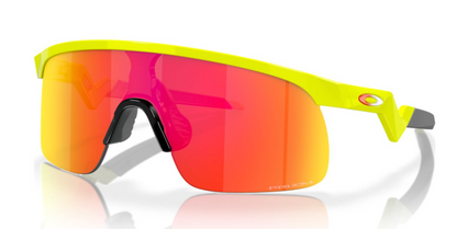 Oakley Resistor Tennis ball yellow Prizm ruby sunglasses