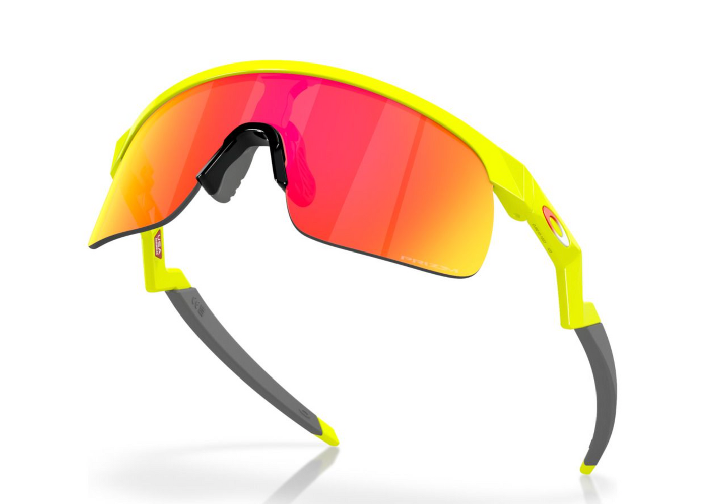 Oakley Resistor Tennis ball yellow Prizm ruby sunglasses