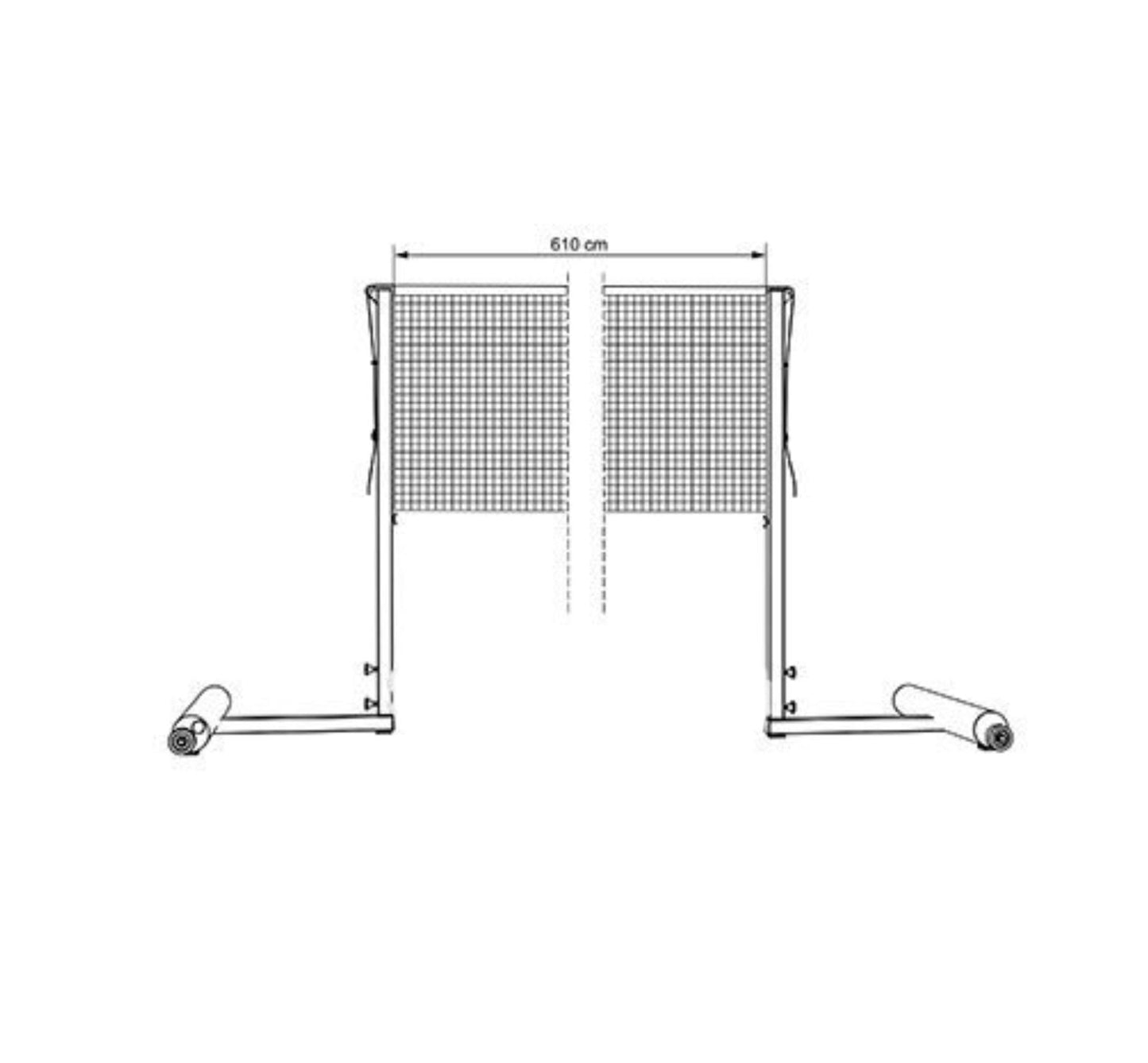 Портативные бадминтонные стойки