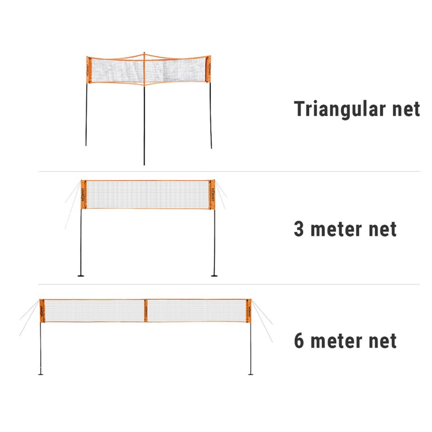 SHARKNET Volleyball Portable Set