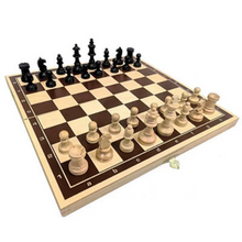 Load image into Gallery viewer, Wooden School Chess Set
