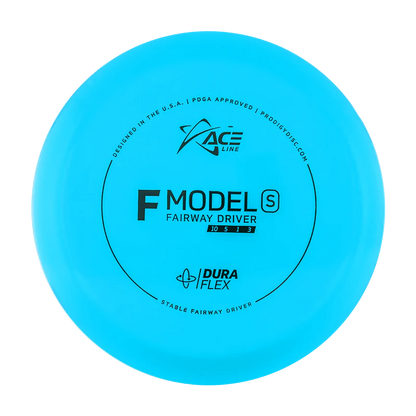 ACE LINE F MODEL S DURAFLEX PLASTIC Disc golf disc