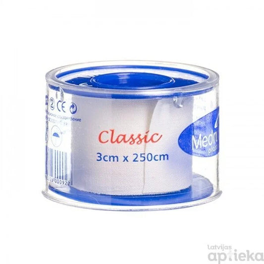 Plåster vitt medicinskt 3 cm x 250 cm Medrull Classic