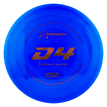 PRODIGY D4 400G PLASTIC Disc golf disc