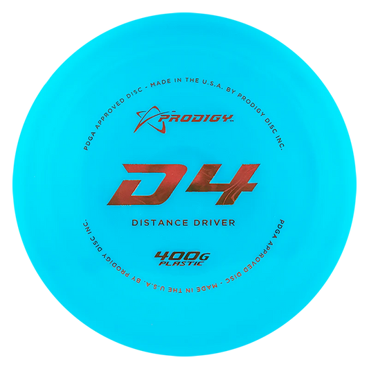 PRODIGY D4 400G PLASTIKAS Diskinio golfo diskas