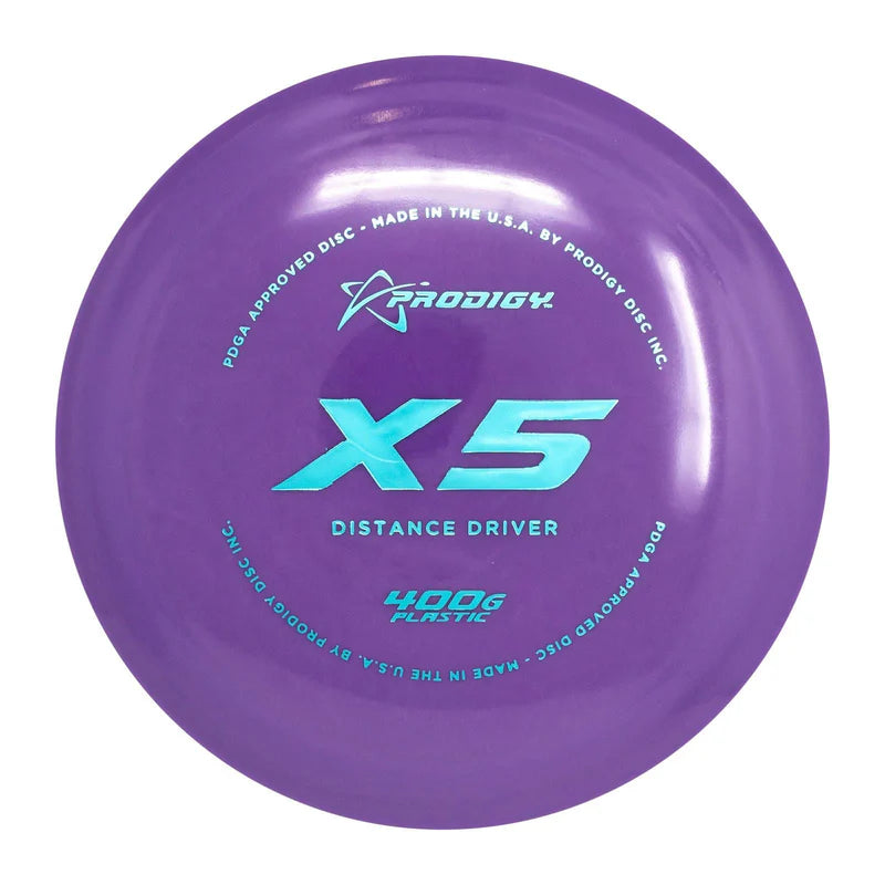 PRODIGY X5 400G PLASTIC Disc golf disc