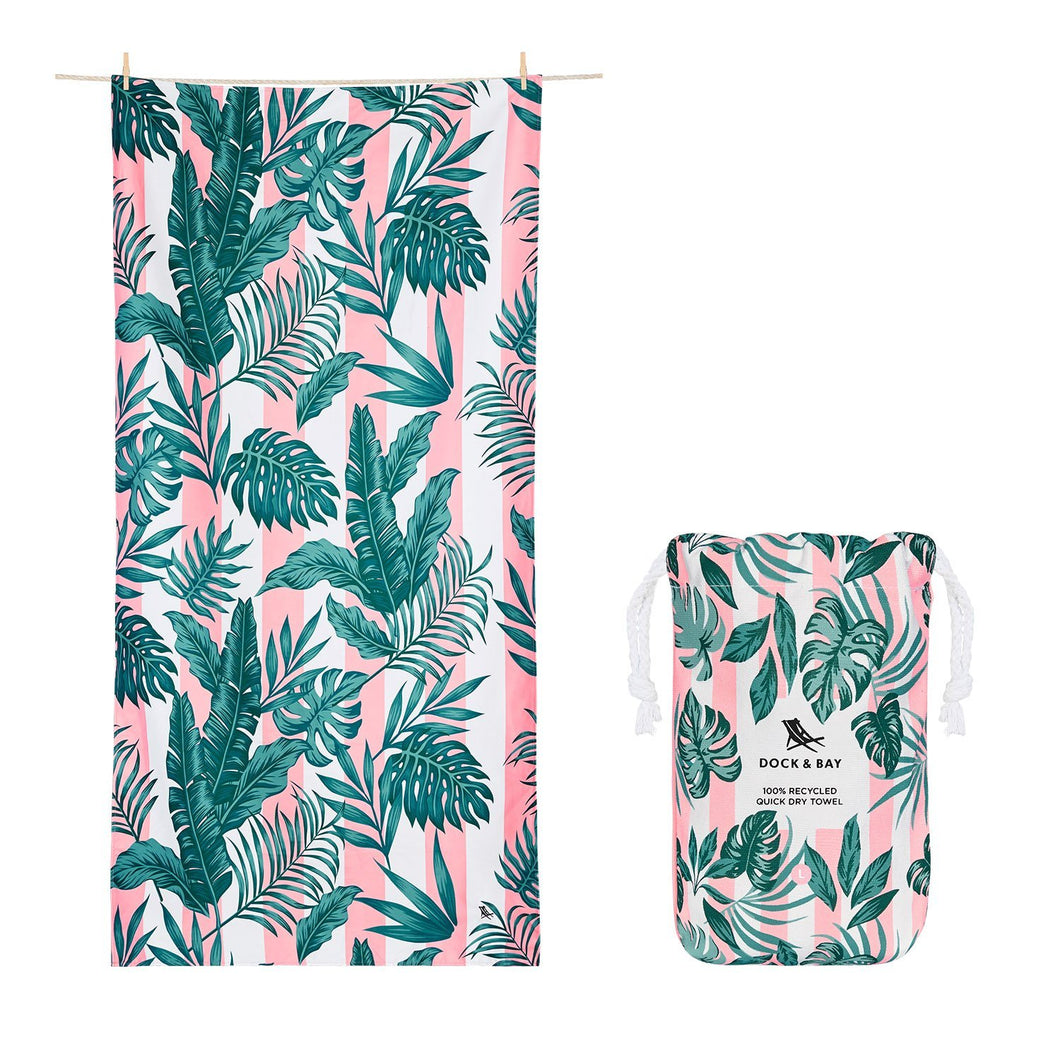 Quick Dry Towel Banana Leaf Bliss - MyBeachStore