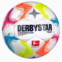 Load image into Gallery viewer, DERBYSTAR Bundesliga Brillant APS 2022 Football Ball - MyBeachStore
