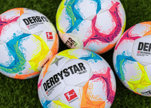 Load image into Gallery viewer, DERBYSTAR Bundesliga Brillant APS 2022 Football Ball - MyBeachStore
